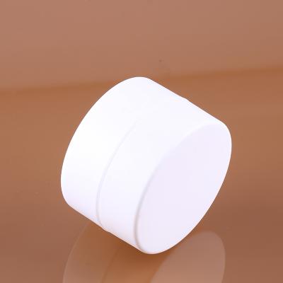 China 100g 120g Large PP Cosmetic Plastic Containers White Wholesale Bamboo Cosmetic Jar For UV Gel for sale