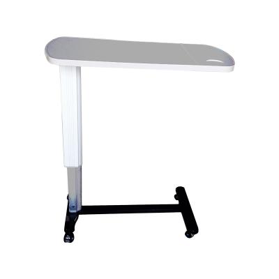 China Chinese WEGO Adjustable Over Bed Table Hospital Bed Tray Table for sale