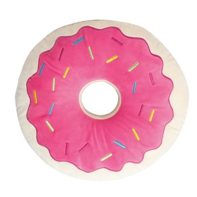 China Cars Home Office Hotel Free Sample Bsci Plush Stuffed Soft BabyToys Donut Pillow Cushion for sale