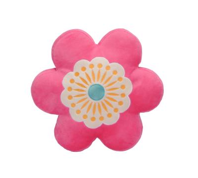 China Cute Plush Baby Home Textile Plush Stuffed Toys Flower Shaped Decor Pillow Cushion for sale