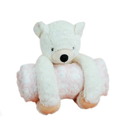 China Soft Plush Anti-pilling Kids Wrap Toy Blanket for sale