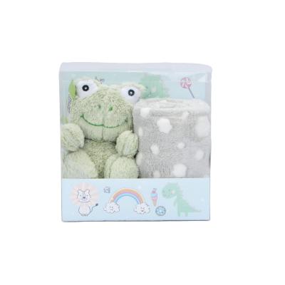 China Baby kids bsci walmart oekotex cuddle plush toy animal frog blanket super soft cars home office hotel flannel stuffed for sale