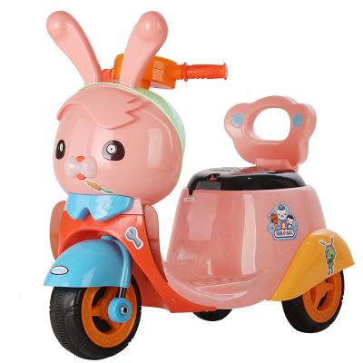 China Ride on Toy Children's Motorcycle Tricycle Boys and Girls Electric Baby Car Toys Can Sit People Stroller Loading Self-drive Stroller for sale