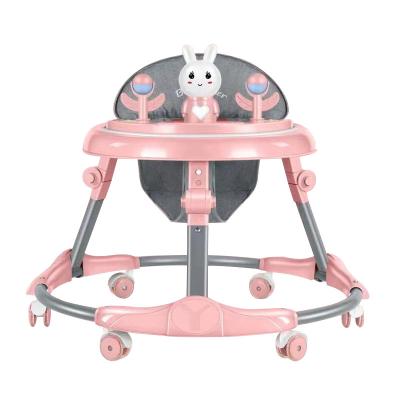 China Cheap Price Anti-fall Baby Walker Stroller Stroller China Factory Direct Sales Baby Toys Learning To Walk Wheel Mute Folding Music Convenient Dinner Dish for sale