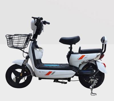 China Quality Guarantee High Carbon Steel Women/Men Electric Bicycle 350w With Battery Dismountable Price Adult Electric Scooter Bike With 2 Wheels for sale