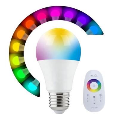 China B22 E26/e27 remote control rgb rgb background/cluster led bulb lamp 7w work with Alexa Google Home App Voice control for sale