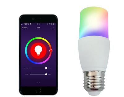 China Warehouse LED Flat Head Banqcn Smart Light Indoor Bulb WIFI Tuya RGB+CCT Dimmable for sale