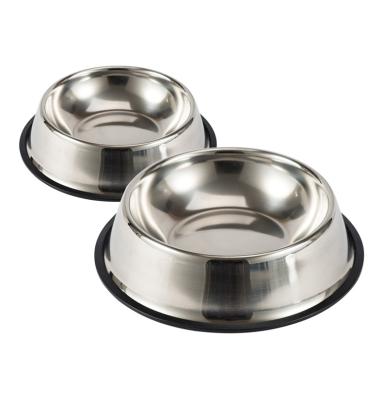 China Automatic Stainless Steel Dog Food and Water Bowl Large/Small Breed Bowl Non Slip Pet Bowl Large/Small Size for sale