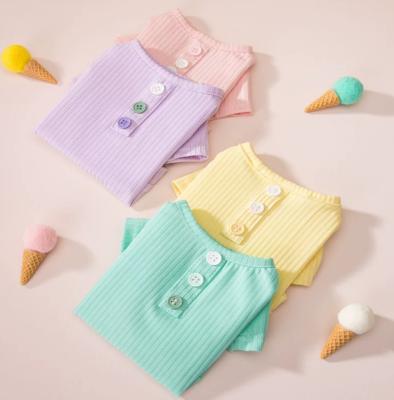 China Spring And Summer Pet Clothes Viable Cat-cat Macaroons Are Thin Breathable Clothes Small Dog T-shirt for sale