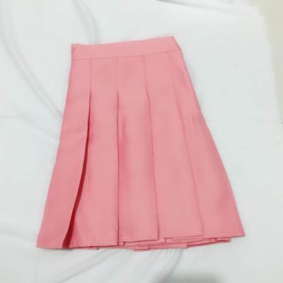 China Summer Anti-Static Wrap Pleated Women Vintage Uniform Skirts for sale