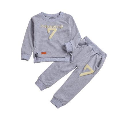 China 2020 Autumn Baby Girl Toddler Boy Casual Clothing Sets Casual Clothes Infant Suits Sports T-shirt Pants For Kid Child for sale