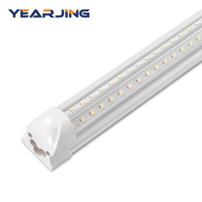 China V Shaped  Yierjing	Tube Light Fixture  Supermarket Shop Freezers Refrigerator Door T8 Led Cooler for sale