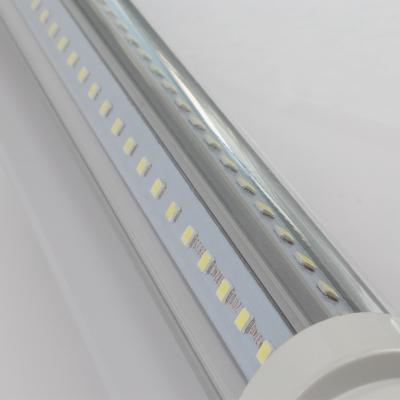 China Wholesale Cheap New Design Aluminum Cold White 120lm/w Integrated Light V Shape Led T8 Tube Lamp For Warehouse for sale