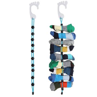 China Lanyard Household Multi Layer Clothes Artifact Sock Laundry Drying Tool Modern Multifunctional Drying Socks for Washing Drying for sale