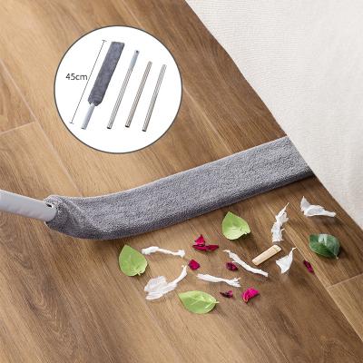 China Re-washable Microfiber Cloth With Extension Pole 60 Inch Bendable Head Washable Microfiber Cloth For High Ceiling Fan for sale