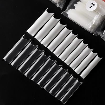 China 4xl Flexibility Nail Tips Extra Long Coffin Coffin Curve Square 500Pcs Nail Tips for sale