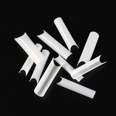 China Flexibility 200 Pcs XXL Extra Long Curve Square Cover C Half Nail Tips for sale