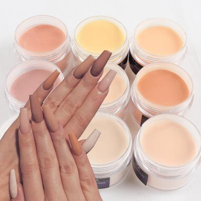 China Easy Apply Loose Acrylic Powder 15g/Box Color Cut Out Powders Pigment Dust Nail Polymer Tips Extension Gel Slow Setting Acrylic Powder for sale