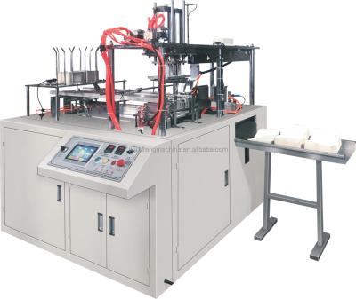 China food & Beverage Factory Disc Tray Disposable Paper Box Forming Machine for sale