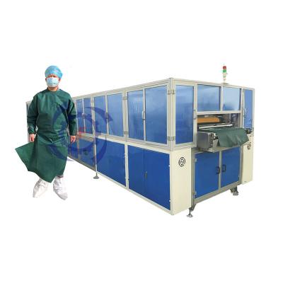 China Make Full Automatic Disposable Ultrasonic Nonwoven Doctor Surgical Gown Clothes Protective Suit Surgical Gown Making Machine for sale