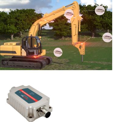 China Sensor do ângulo de inclinação da máquina escavadora 9~36v com uma precisão estática de 0,05 graus à venda