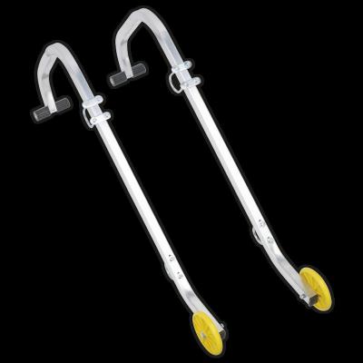 China Insulation Ladders Pair Roof Hook Kit For Extension Ladders With Wheels for sale