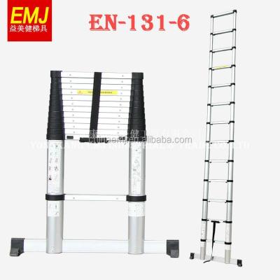 China Ladders Telescopic Aluminum Ladder Telescopic Ladder With SGS EN131-6 New Certificate Slow End 2.6m, 3.2m, 3.8m for sale