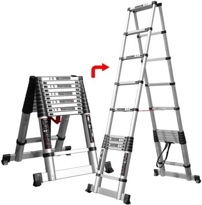 China China Factory Telescopic Ladders Hot Selling Double Side Retractable Ladders for sale