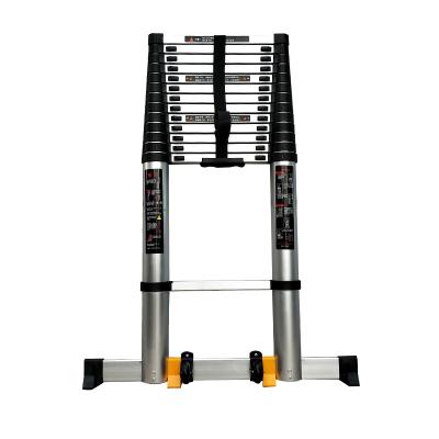 China Germany Standard Telescopic Ladders Single Telescopic Ladder With Balanced Bar for sale