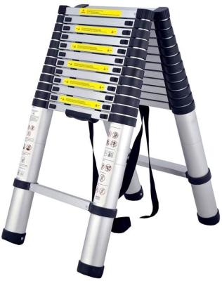 China Cheap Price EN131 Universal Telescoping Ladders Double Folding Ladders for sale