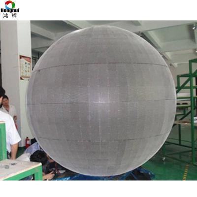 China Indoor hot sale full color 3D led ball led curve spherical screen led sphere display 360 sphere ball display for sale