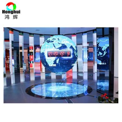 China Indoor creative spherical LED display with high quality global sphere /P4 led display sphere led screen/360 LED global video ball screen for sale