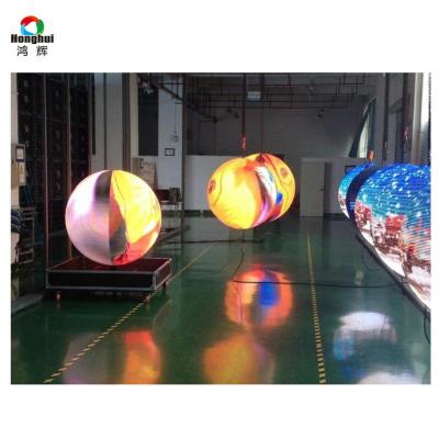 China p5 p4 p3 p2.5 p2 indoor indoor sphere led display 360 degree globe ball led screen flexible led module for sale