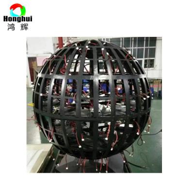 China Fashion design 360 degree p2 p2.5 p3 p4 indoor flexible globe led sphere display screen for sale