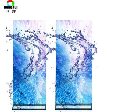 China Honghui Indoor Frameless MOW Series LED Indoor Outdoor Poster Show P2.5 Advertising LED Screen for sale