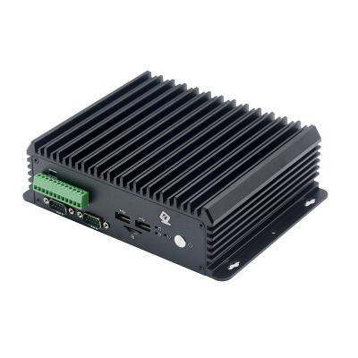 China All Aluminum L4 DDR4 Fanless CPU I5 8265U 1.6GHz Mini Fanless Industrial PC for sale