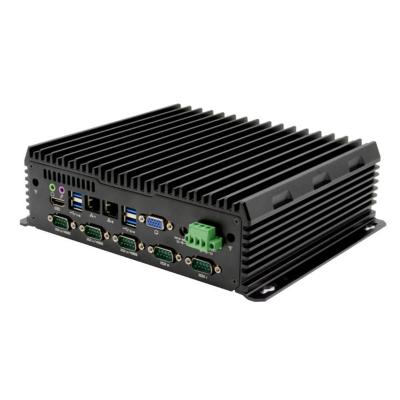 China All Aluminum CPU Fanless Fanless Industrial PC DDR3 I3 4120U 2.0GHz Mini Fanless Industrial PC GS950Z-C6 for sale