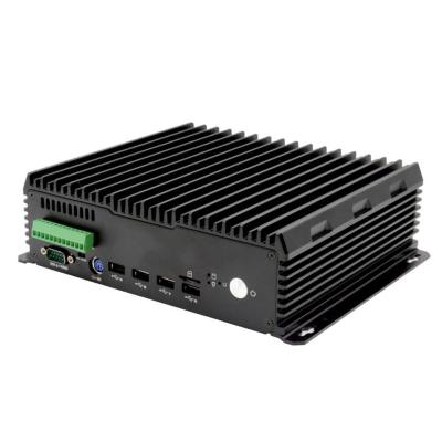 China All Aluminum CPU Fanless Fanless Industrial PC DDR3 I5 7360U 2.3GHz Mini Fanless Industrial PC GS950Z-C6 for sale