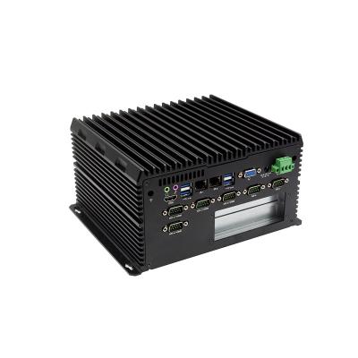 China All Aluminum CPU I5 6360U 2.0GHz Mini Fanless Fanless Industrial PC PE DDR4 Industrial PC for sale