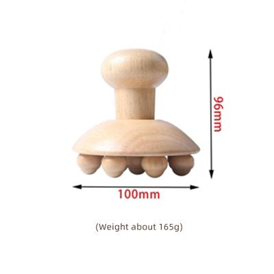 China New Simple Body Product Mushroom Massage Tool Shubing And Collateralizing Wooden Massage Tool for sale