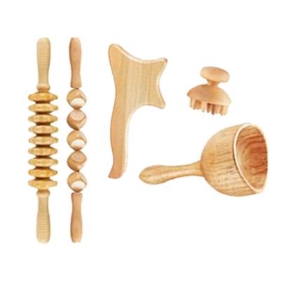 China Wholesale new body body massage tools, scraping sticks, wooden massage tools body muscle relaxation tools for sale