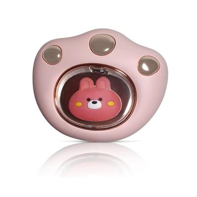 China Hotel Rechargeable Hand Warmer Cat Paw Cute Hand Warmer USB Electric Portable Hand Warmer for sale