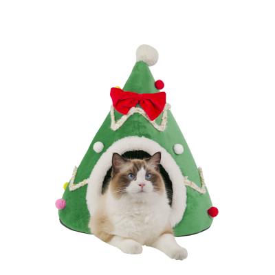 China Wholesale Travel Christmas Non Slip Washable Luxury Large Cat Dog Pet Beds Lint Cushion and Accessories for sale