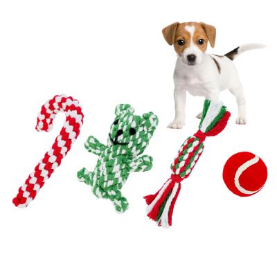 China Interesting Christmas A1 Rope Dog Safety And Sustainable Interactive Ball Health Chew Toys Pet Toys And Accessories for sale