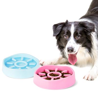 China Viable Wholesale OEM Customized Logo Plastic Pet Bowl Pet Accessories Pet Feeder for sale