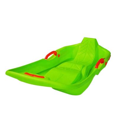 China Large HDPE Snow Sled Game Sled Sleigh Foot Brakes and Scooter Toboggan Winter Steering Outdoor Activities for Kids, Guys, for sale