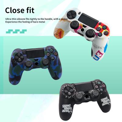 China Anti-Slip Skin Cover Anti-Slip PS4 Controller Silicone Case For Sony Playstation 4 for sale