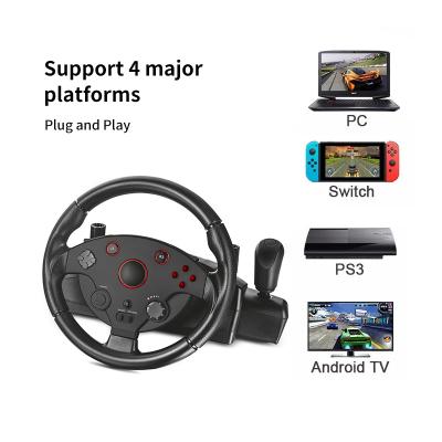 China Game Wheel Steering 270 Degree Steering Angle Game Steering Wheel PS4 Racing Wheel For Switch/PS4/PS3/XBOX ONE/XB360/PC for sale