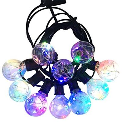 China G40 LED GLOBE STRING Merry Christmas LIGHT 110v 5m led globe string outdoor micro led string lights for sale