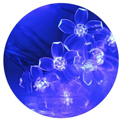 China String New Cherry Blossom Light Waterproof Indoor Led String Lights Lawn Garden Holiday Flower String Lights for sale